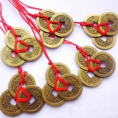 Китайские монеты богатства. Скриншот автора. Фото из открытых источников.