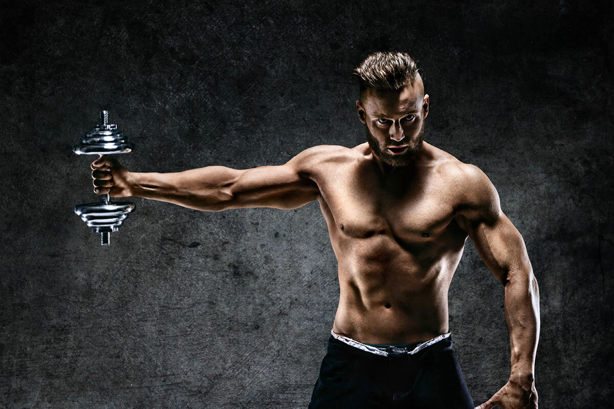 После тренировки плеч