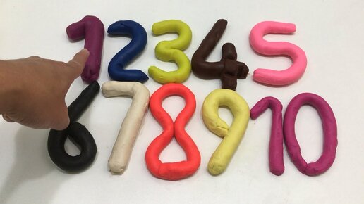 Play doh numbers shop 1 to 10