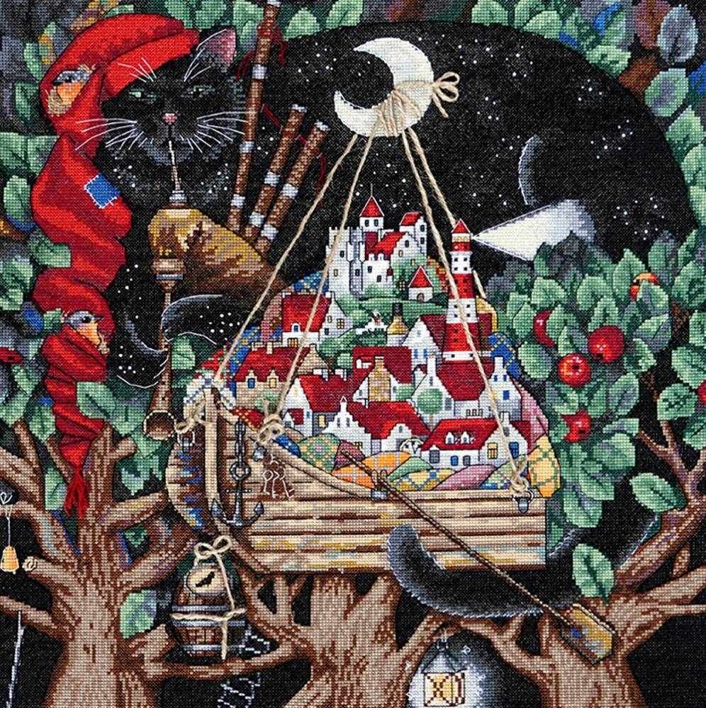 Набор для вышивания крестом Мережка "Старая мелодия" 