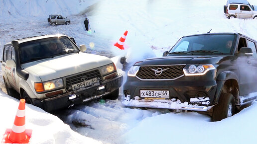 Спор Toyota Land Cruiser 80 против нового УАЗ Патриот на бездорожье ...