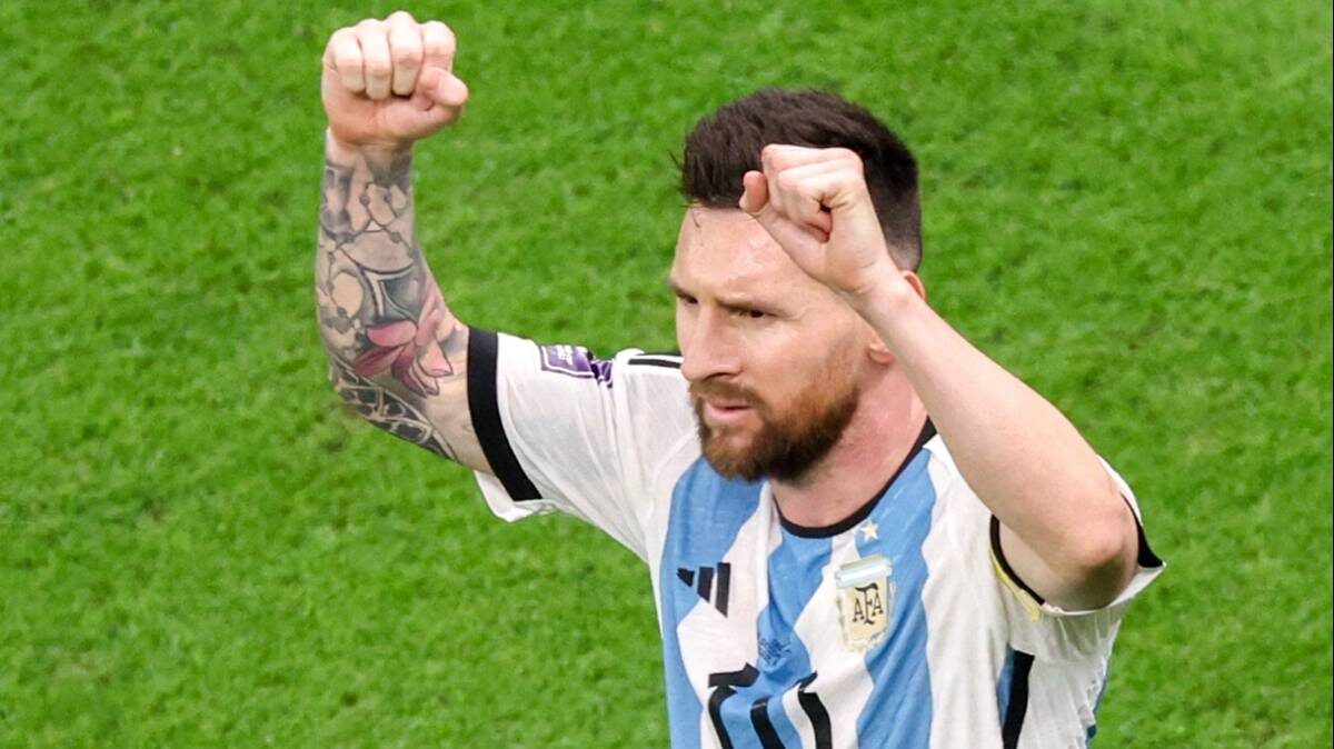    Форвард сборной Аргентины Лионель Месси готов бороться за главный футбольный трофей / Фото: Сергей Бобылев / ТАСС