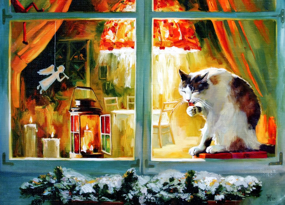 "Накануне Рождества", художник Мария Павлова