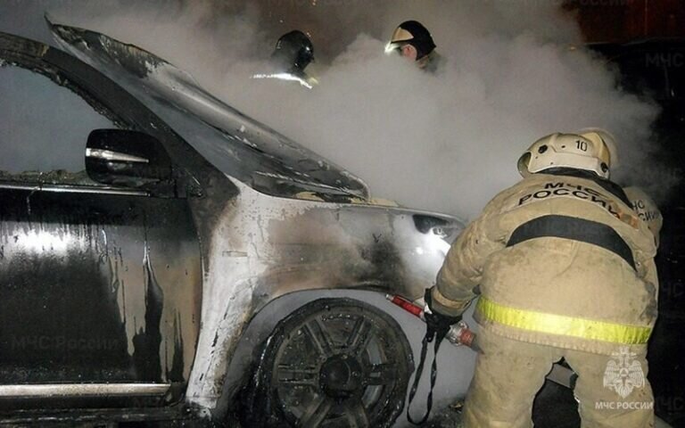    В Оренбургской области за прошедшие сутки сгорели пять автомобилей Андрей Севостьянов