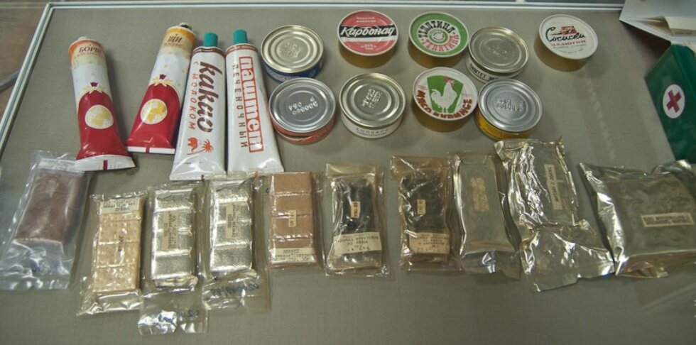 Примерно так выглядело меню в то время