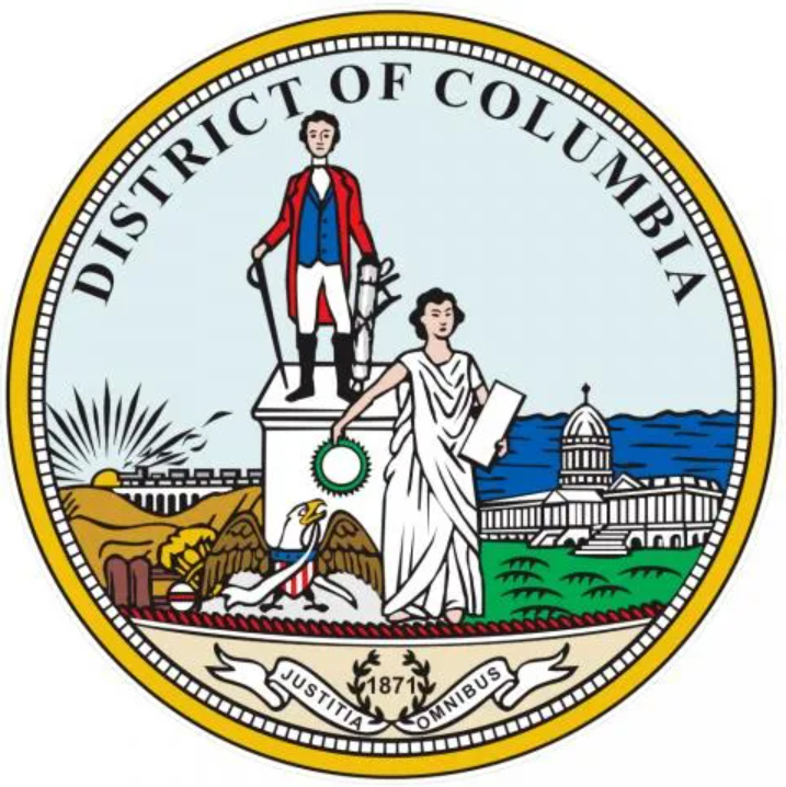 Печать District of Columbia, используется на официальных документах