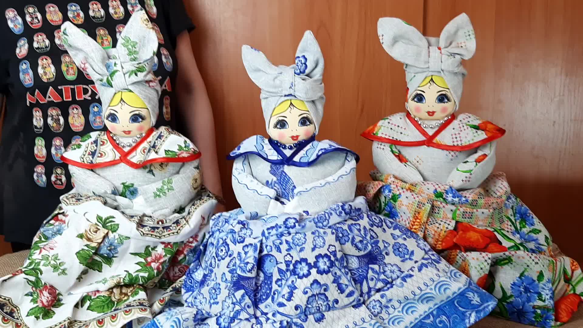 Кукла на чайник своими руками