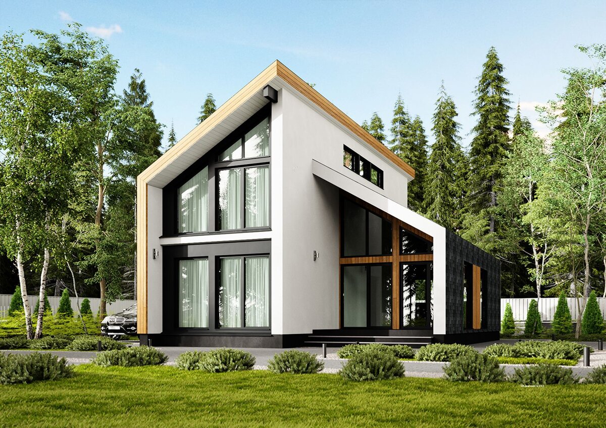 Двухэтажный дом «Сканди-119»