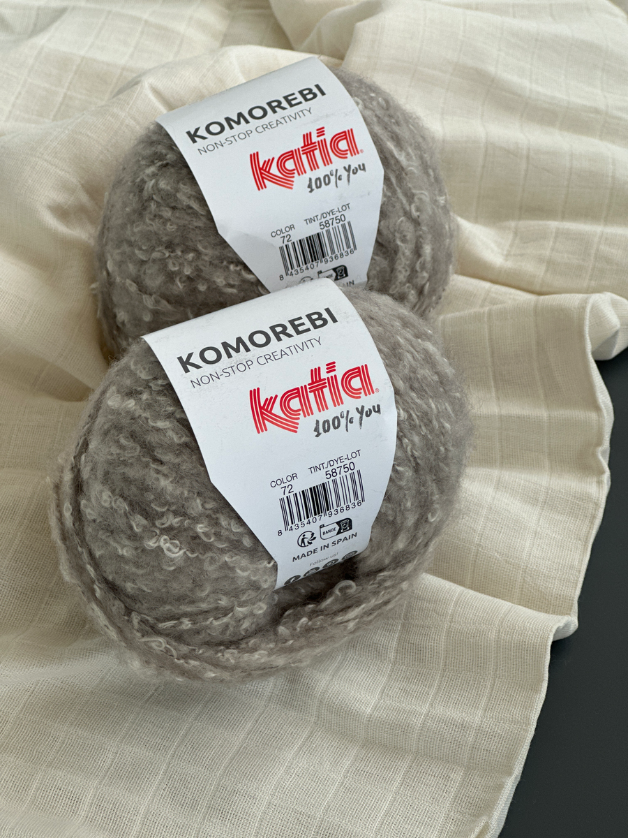 Фото: пряжа Katia Komorebi от рукодельницы Алены Спициной