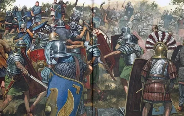 Битва римских легионеров