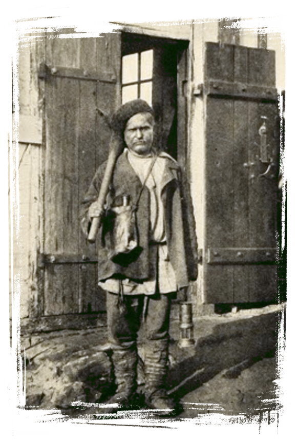 Русский шахтер, конец XIX -начало XX века