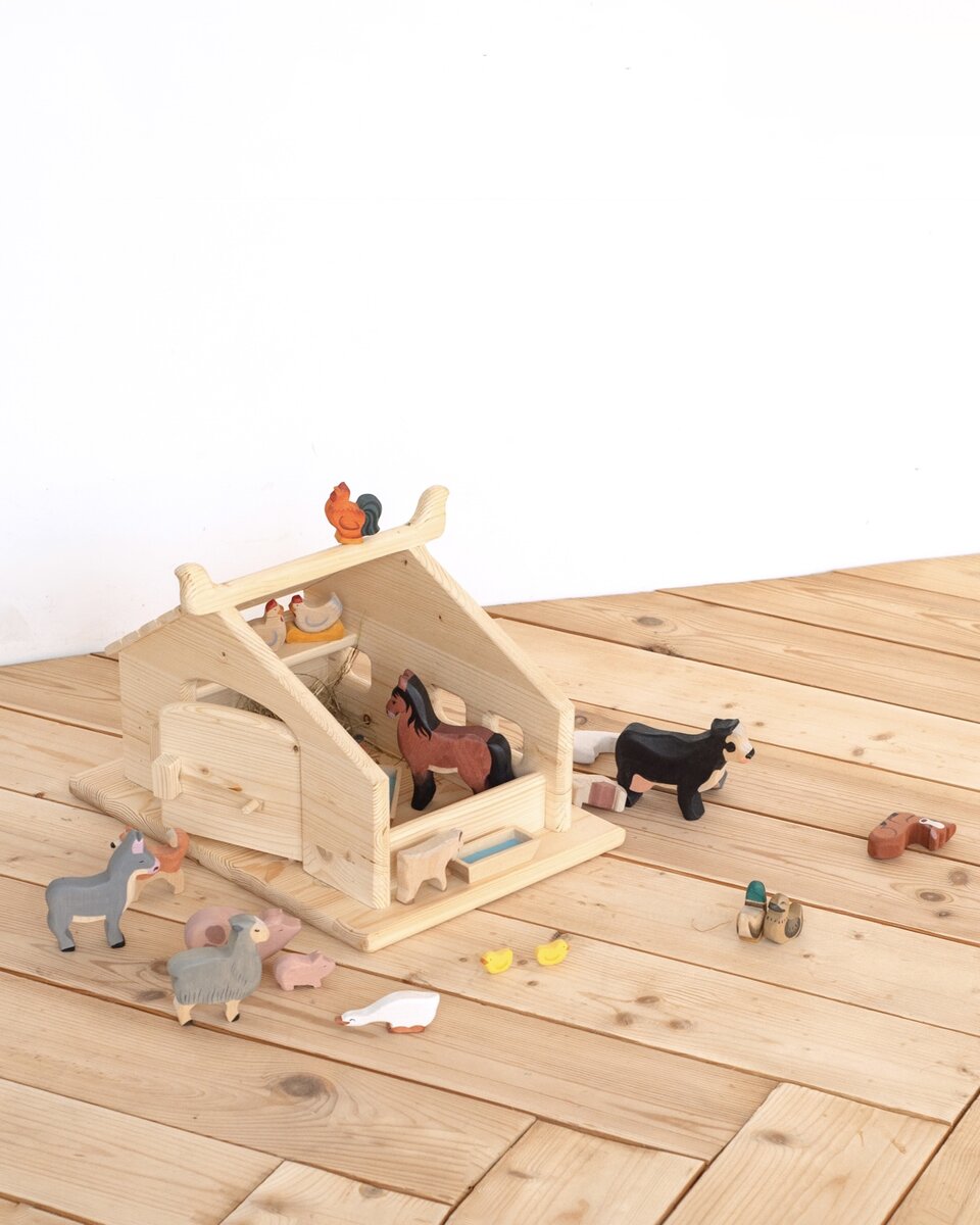 Ферма с хлевом