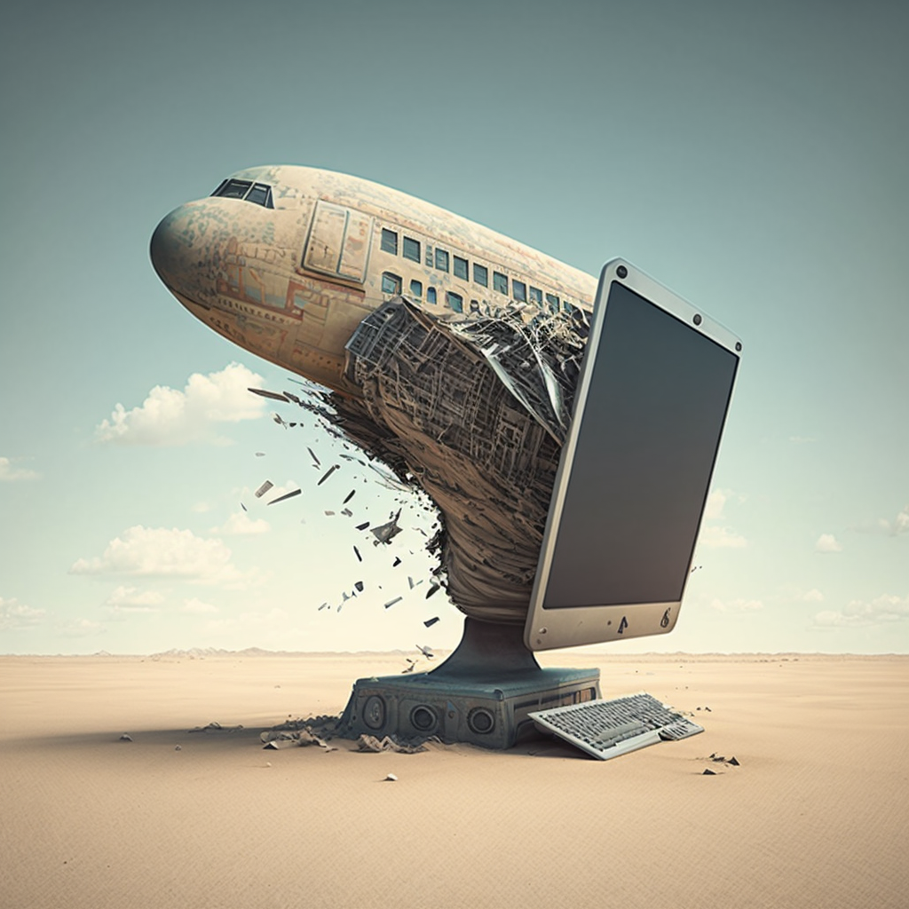 Компьютер - самолет