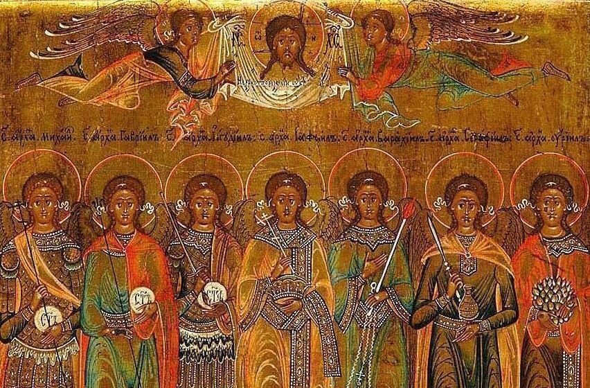 Иерархия ангелов и архангелов в православии в изображении