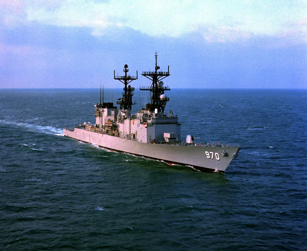 Эсминец ВМС США "Кэрон", 1986 год