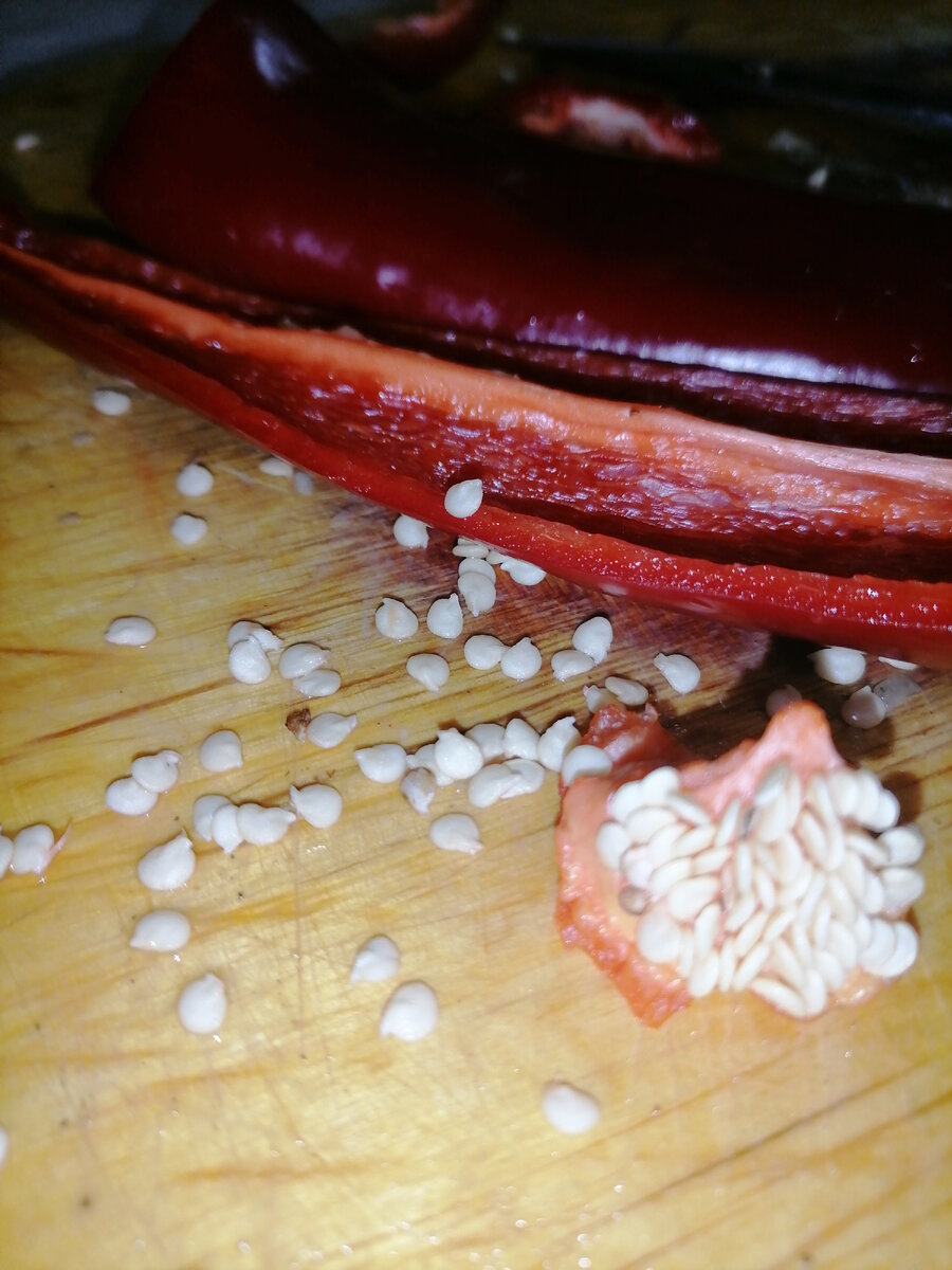 Семена перца, фото автора. 