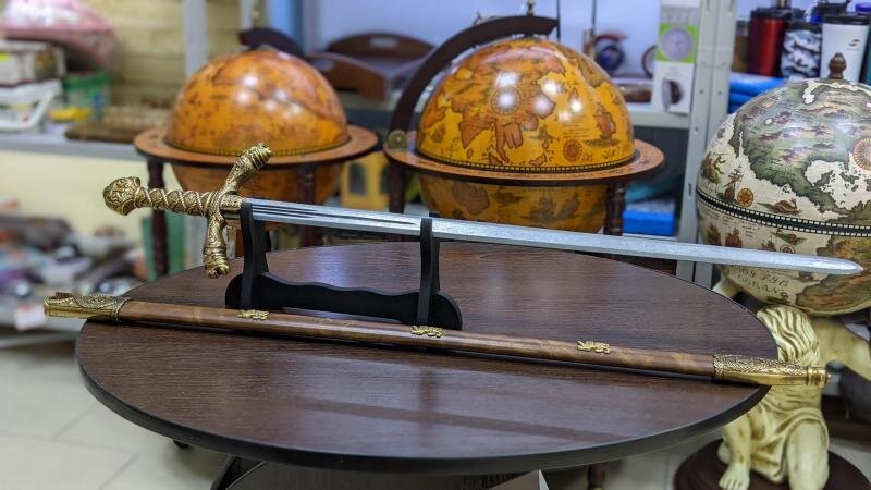 Меч "Ричарда I / Львиное Сердце", в ножнах, 12 век, L=105 см