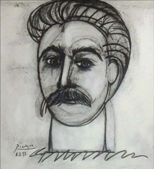 Узнав о смерти Сталина Пабло Пикассо тут же сделал его портрет. Теперь это мало известно.