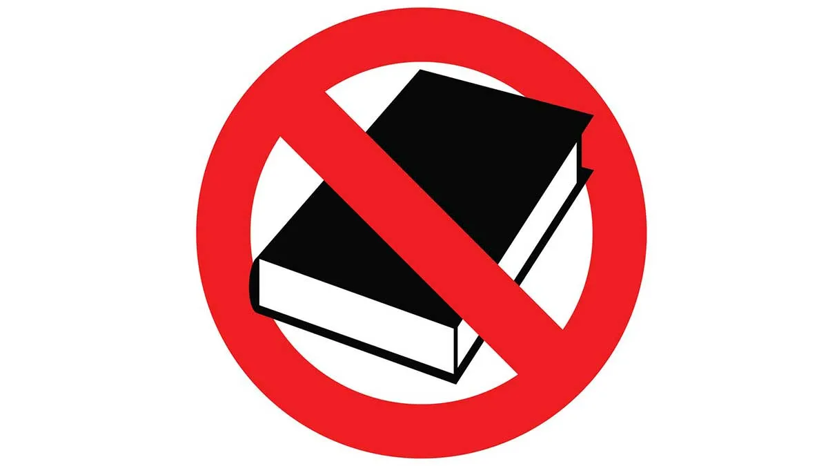 Ее запрет читать полностью. Перечеркнутая книга. Знак перечеркнутая книга. Запрет книг. Значок запрета.