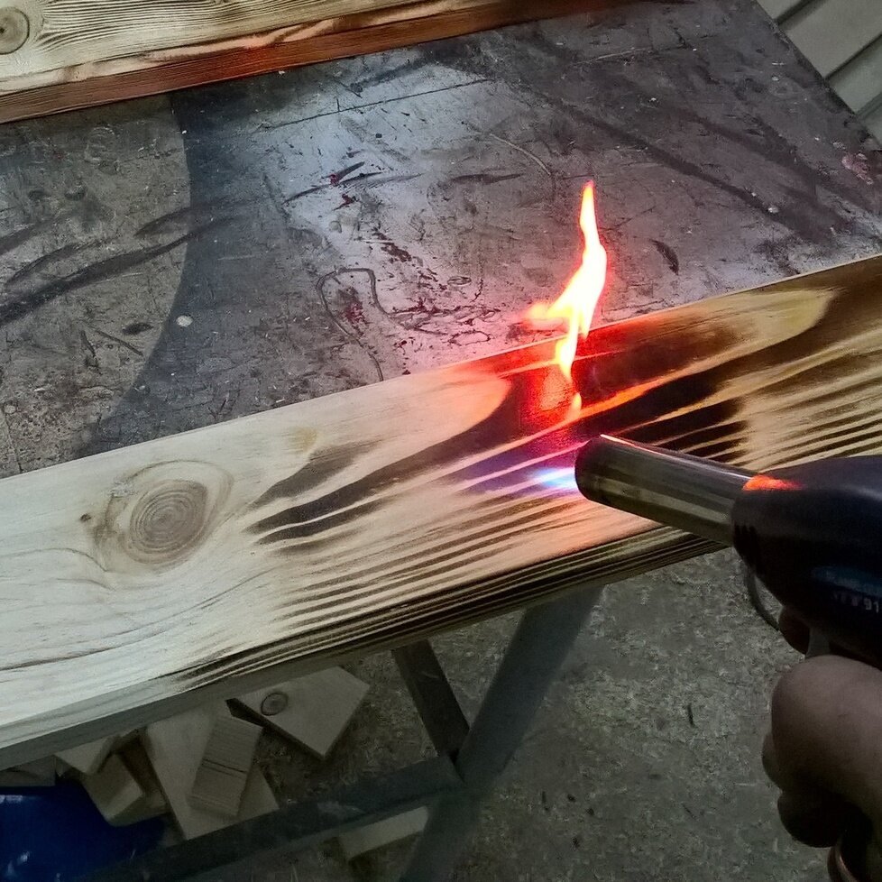 Браширование с помощью огня. 