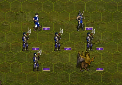 На скрине явно видно, что нескольким арбалетчикам явно не выжить