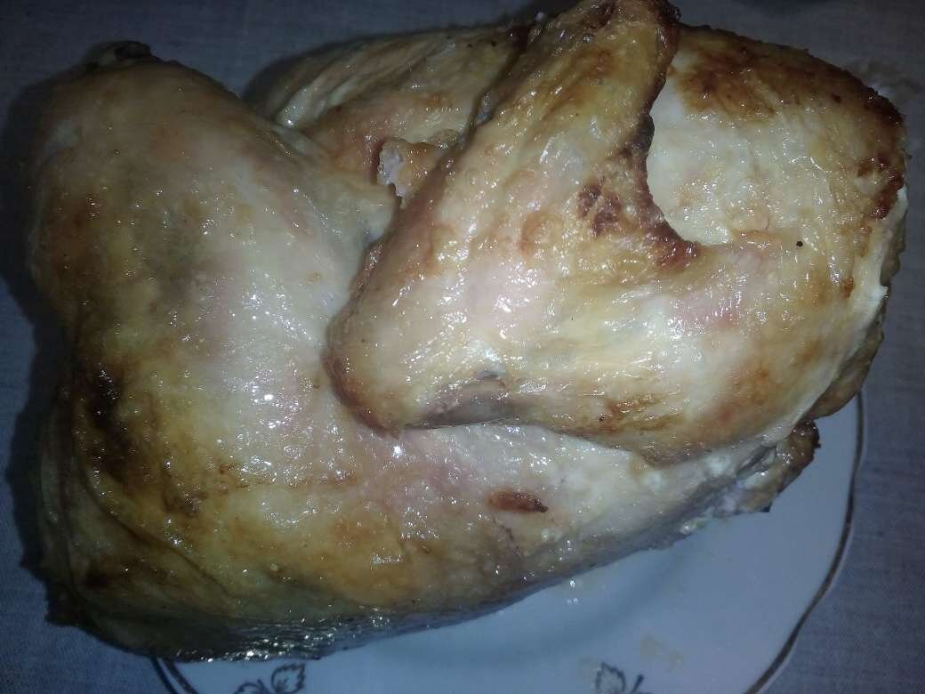 Курица, запеченная в духовке, рецепт, фото автора