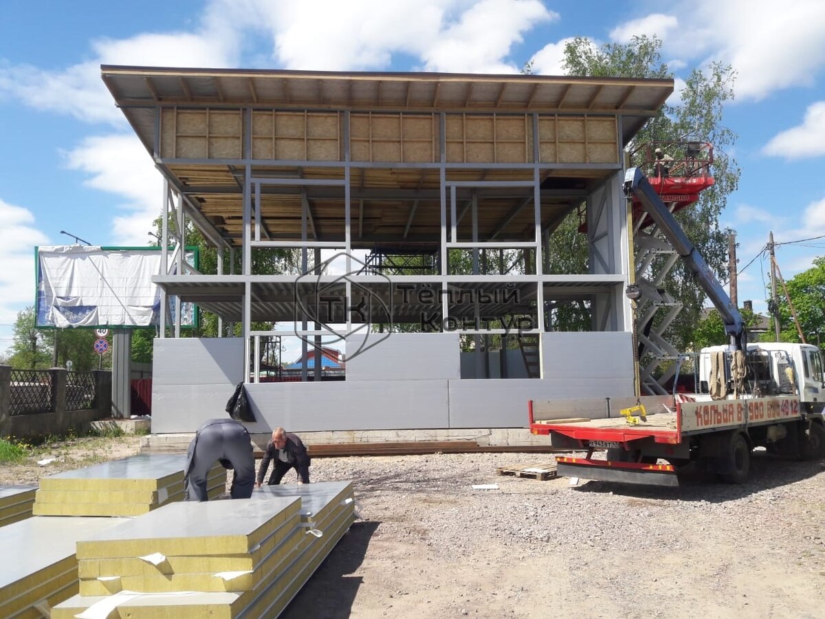 Строительство двухэтажного строения в Сертолово | Hot-Kontur