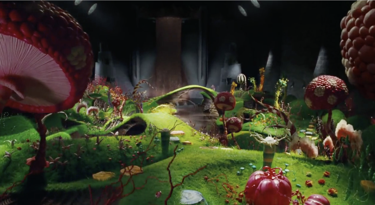 Фото: Кадр из фильма "Шоколадная фабрика "Тима Бёртона; Кино ТВ