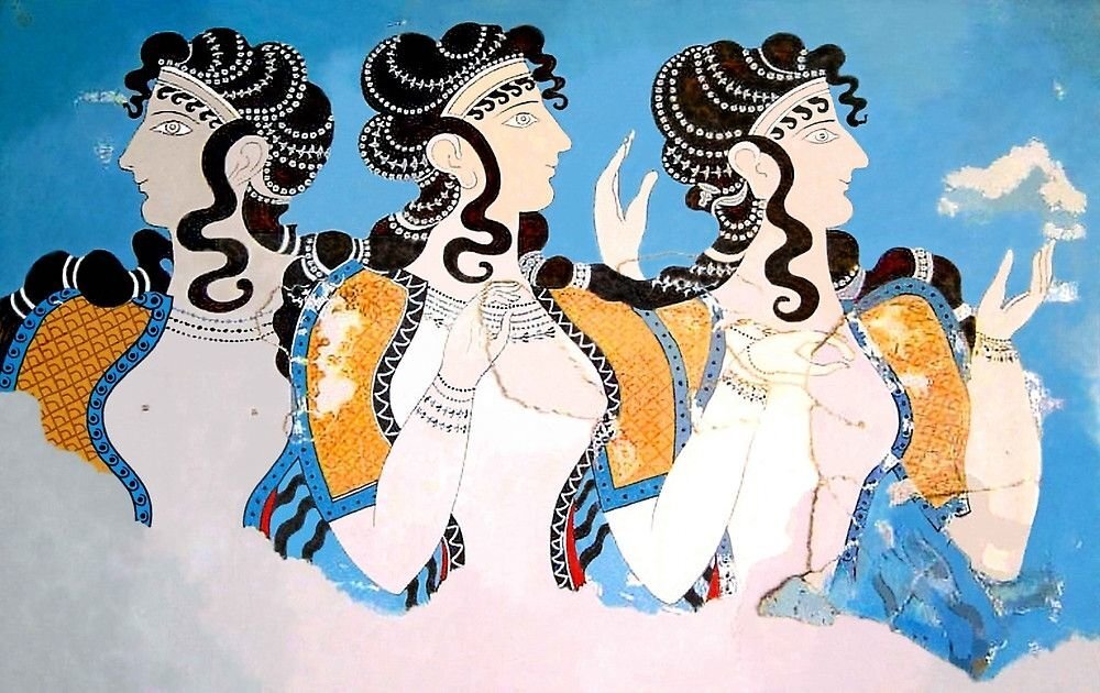 Фрески Кносского дворца на Крите
