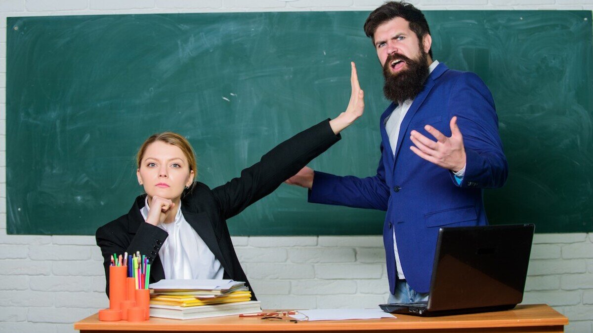 Maybe the students won't notice?. Teacher stop talking. Учитель объясняет ученику. Stop talking. Stop talking.