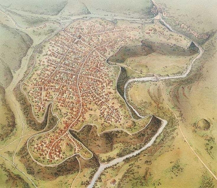 Город Вейи, современная реконструкция