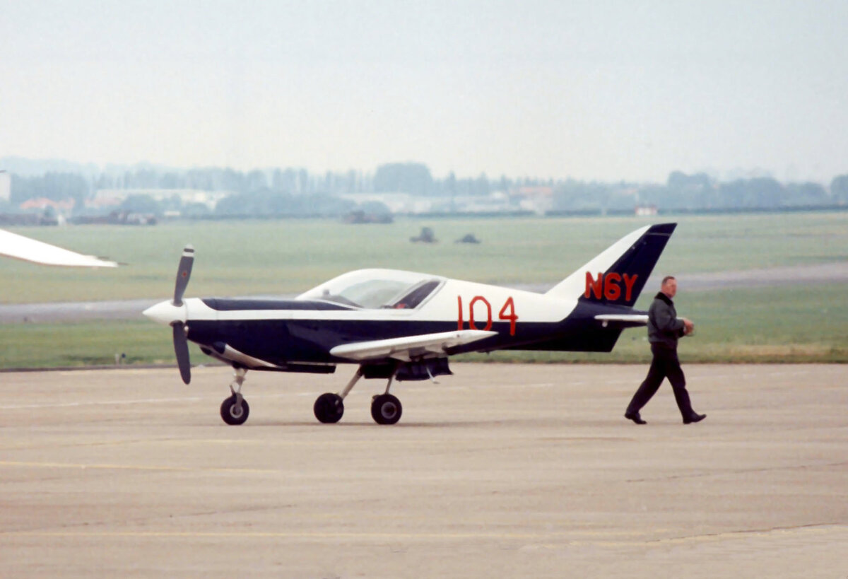 Jaffe/Swearingen SA-32T Turbo Trainer на авиасалоне Ле-Бурже, 1991 год. Фото: CC BY-NC-SA 2.0 // Alain Michot