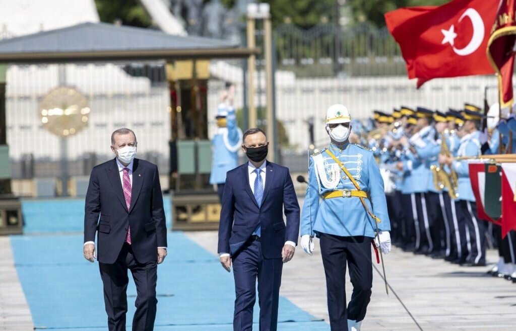 Президент Польши Дуда приехал в гости к Реджепу Эрдогану