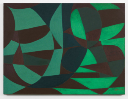 "Зеленый сад" 1950г., 45 х 60см Акрил на холсте