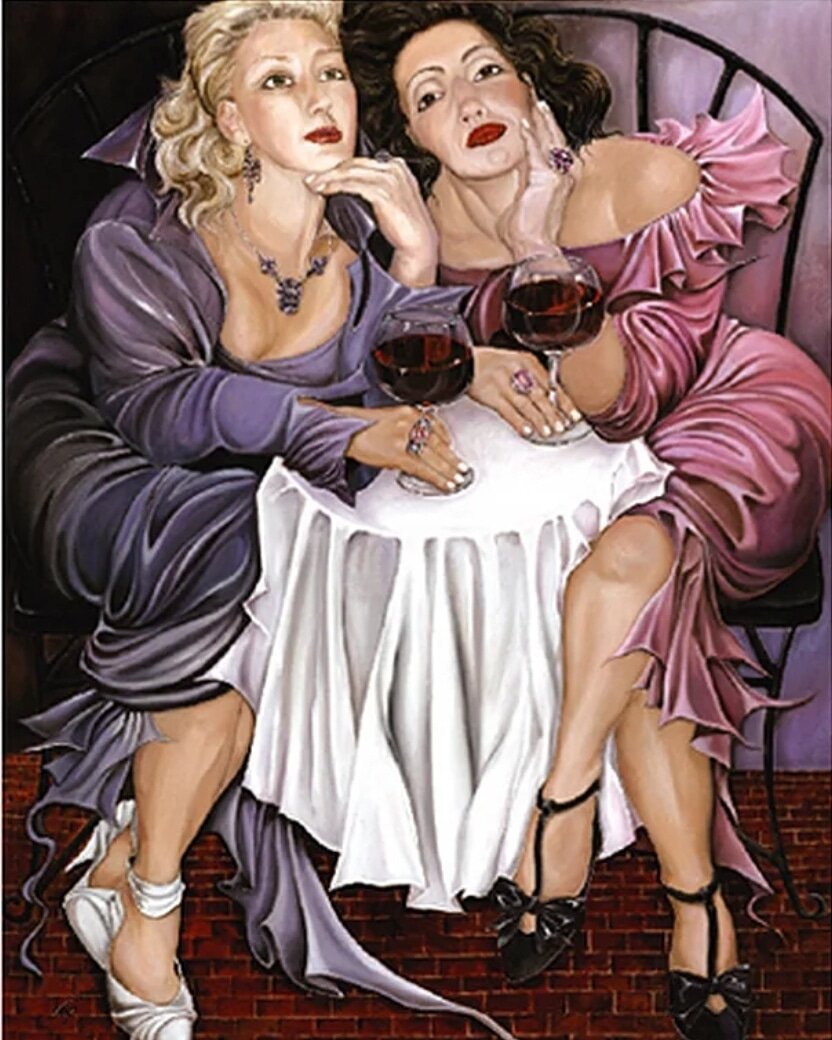 Мамы пьют вино. Прикольные открытки про женщин. Две смешные женщины. Приколы про подруг. Анекдоты про подруг в картинках.