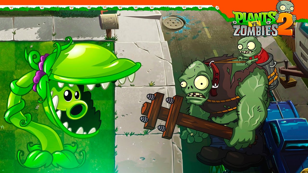 💣 РАСТЕНИЕ КУСАЧИЙ ГОРОХОСТРЕЛ ИМБА! 🌻 Plants Vs Zombies 2 (Растения  против Зомби 2) Прохождение