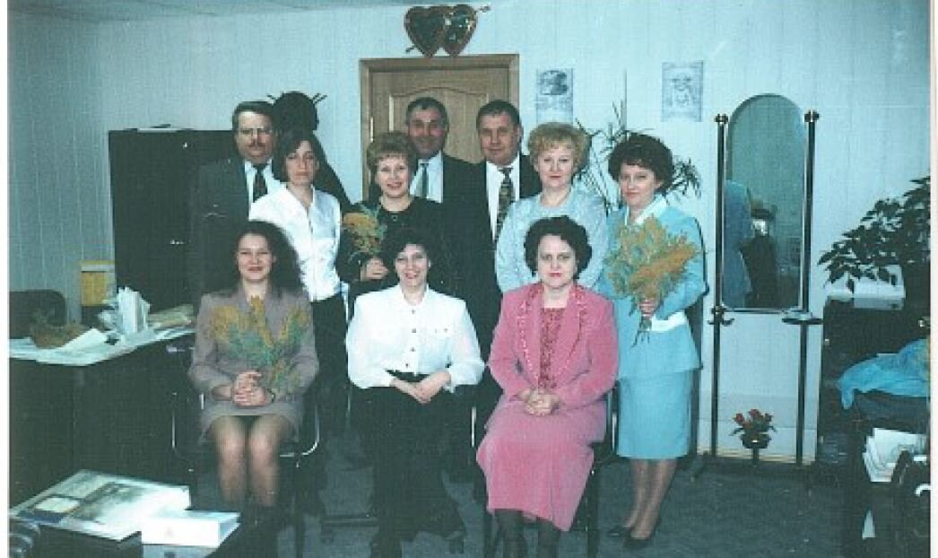 Дружный коллектив фирмы "Алина".