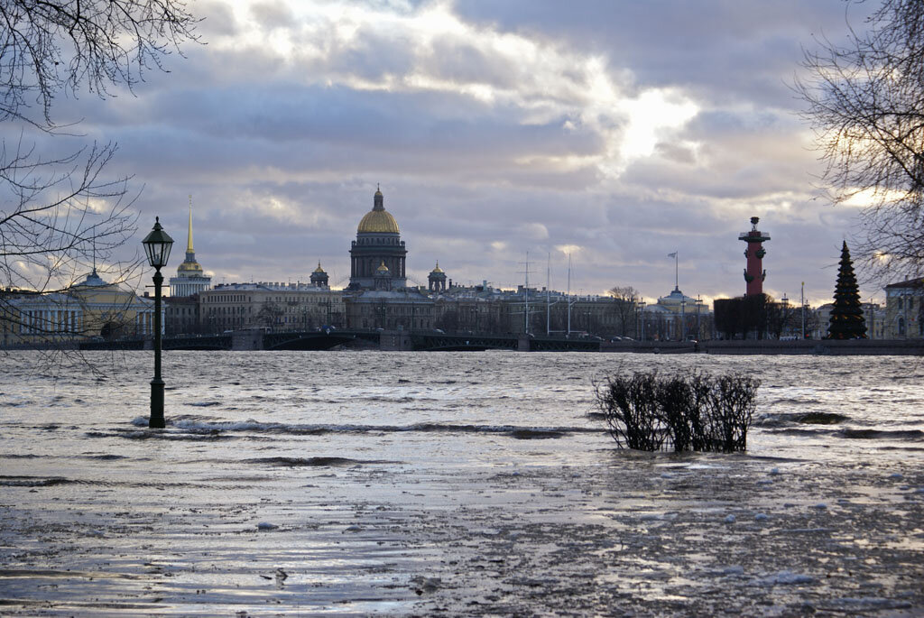 Наводнение в спб фото