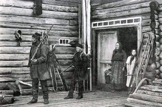 Мезенские охотники Архангельской губернии.