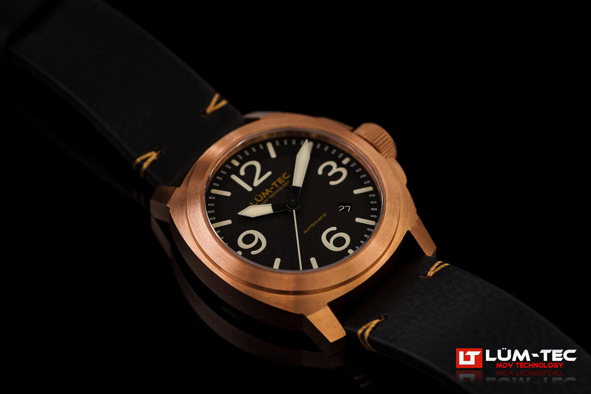 Lum-tec M89 Bronze с Sellita SW200, с точностью +/-3 секунды в сутки и ценой 1195$