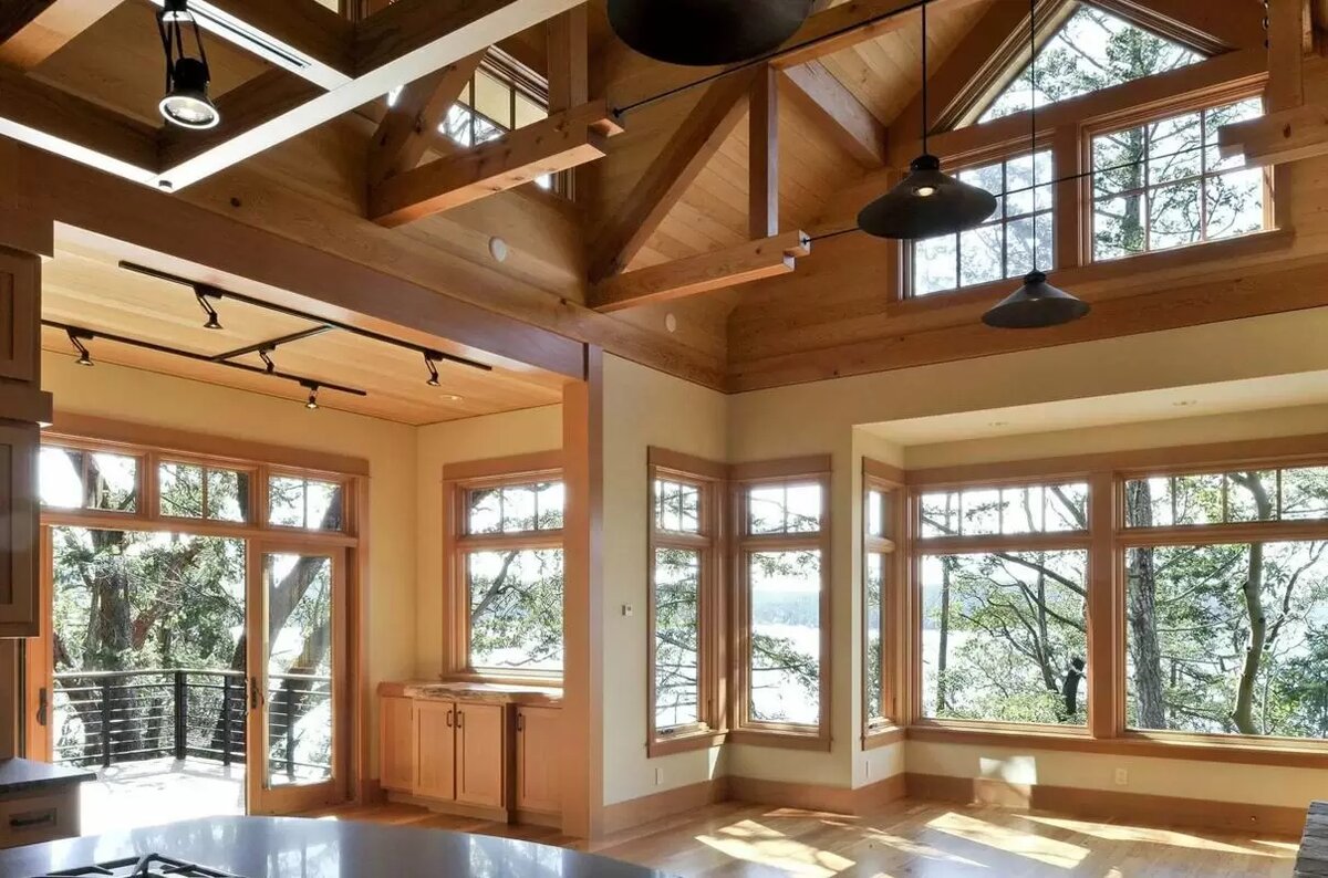 Деревянные  окна в доме - уход