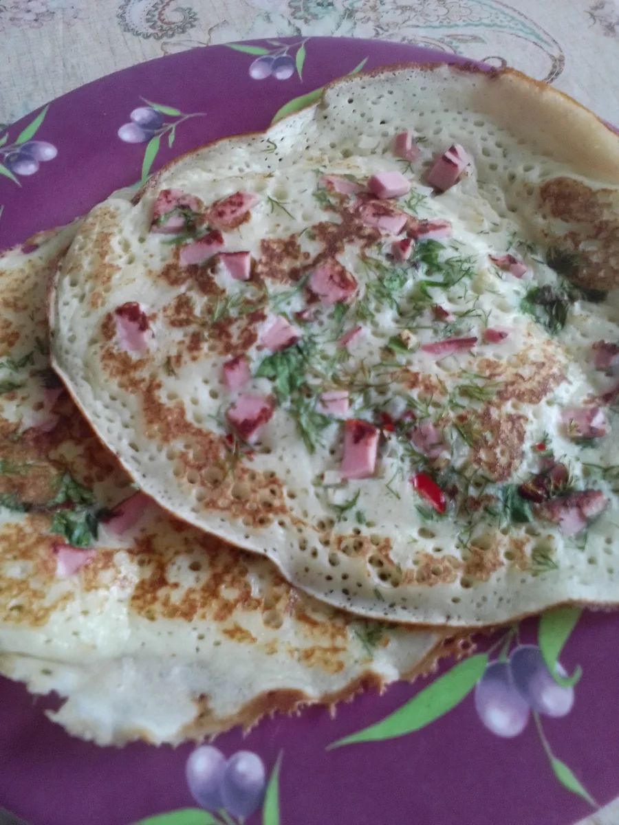 Блины с припёками