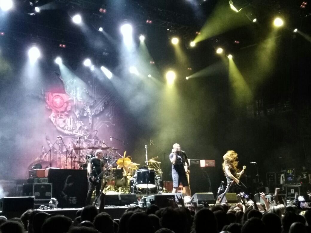 Sepultura на сцене Live Stadium 7 марта 2017 года.