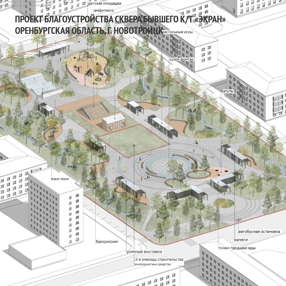 Конкурсные проекты благоустройства территорий 2025 Пять оренбургских городов победили во Всероссийском конкурсе Оренбургская неделя