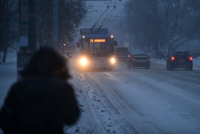    Метель в Москве ©Николай Корешков РИАМО