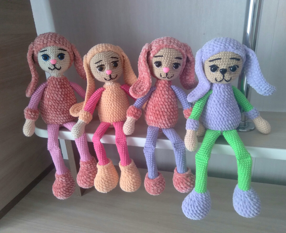 Текстовое Описание Зайка крючком | Мастерская игрушек Amigurumi | Дзен