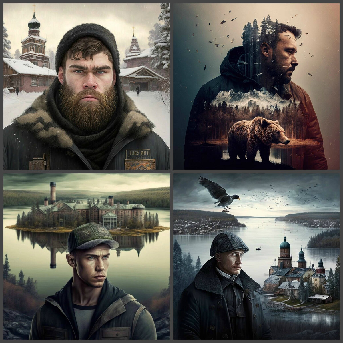    Нейросеть создала потрясающие образы Карелии и карельских городов