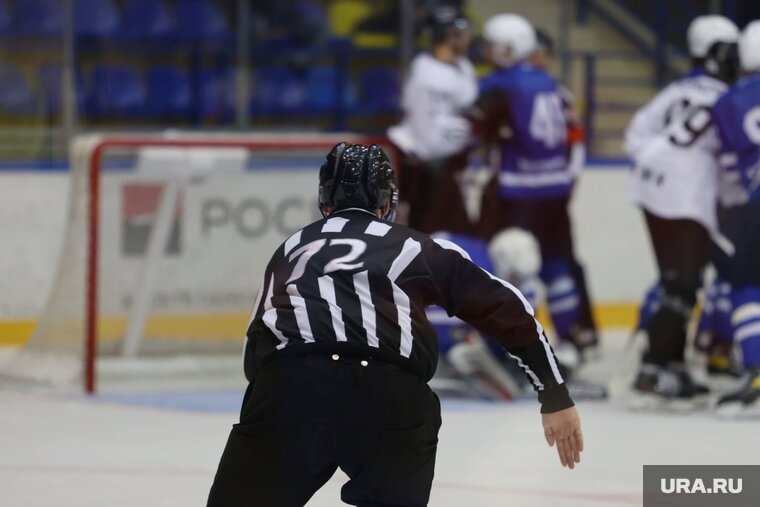    Курганские хоккеисты подрались на выезде (архивное фото)