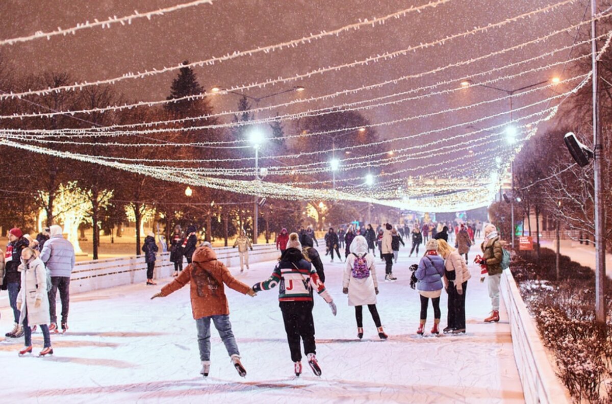 парк горького каток