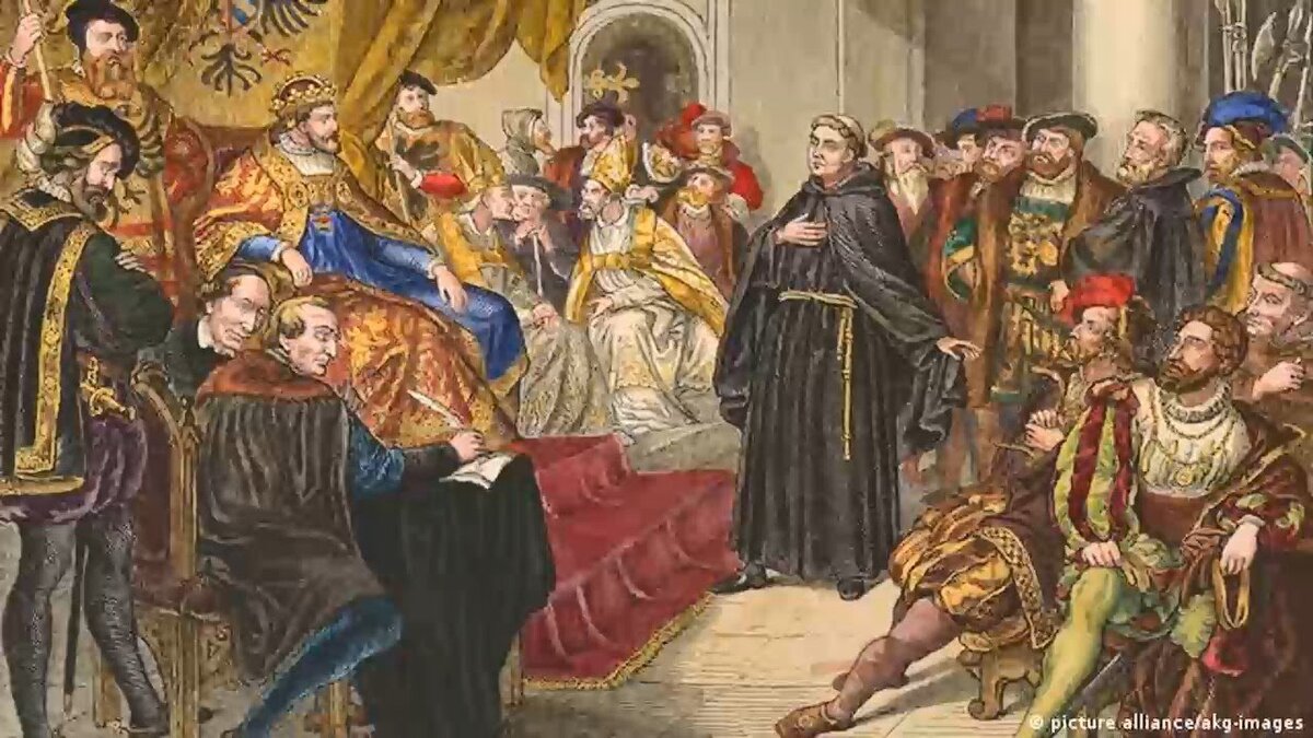 Великая борьба Лютер перед сеймом. Источник: i.ytimg.com